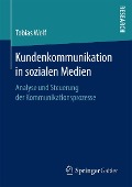 Cover-Bild zum Titel 'Kundenkommunikation in sozialen Medien' von 'Tobias Wolf'
