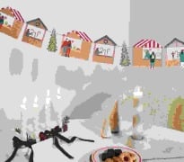 Cover-Bild zum Titel 'Genähte Girlande Weihnachtsmarkt FSC MIX' von ''