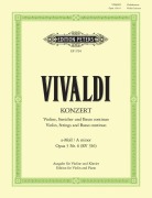 Cover-Bild zum Titel 'Konzert für Violine, Streicher und Basso continuo a-Moll op. 3 Nr. 6 RV 356' von 'Antonio Vivaldi, Paul Klengel'