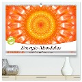 Energie - Mandalas in orange (hochwertiger Premium Wandkalender 2025 DIN A2 quer), Kunstdruck in Hochglanz - Christine Bässler