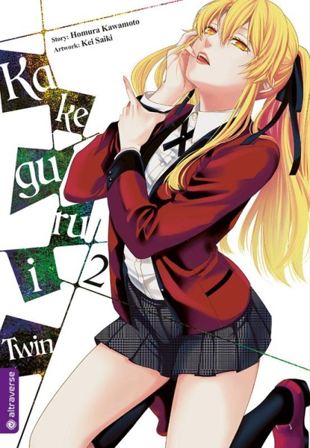 Kakegurui Twin 02 - Homura Kawamoto, Kei Saiki