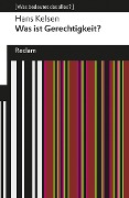 Cover-Bild zum Titel 'Was ist Gerechtigkeit?' von 'Hans Kelsen'