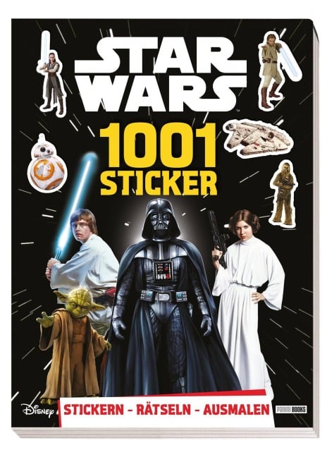 Star Wars: 1001 Sticker - Stickern - Rätseln - Ausmalen - 