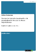 Cover-Bild zum Titel 'Der meritokratische Standesethos als soziokulturelle Ursache für Roms Imperialismus' von 'Arthur Kutzmann'
