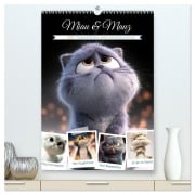 Cover-Bild zum Titel 'Miau & Mauz (hochwertiger Premium Wandkalender 2026 DIN A2 hoch), Kunstdruck in Hochglanz' von 'Steffen Gierok-Latniak'