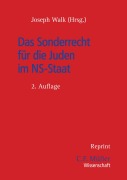 Cover-Bild zum Titel 'Das Sonderrecht für die Juden im NS-Staat' von 'Robert M. W. Kempner, Adalbert Rückerl'
