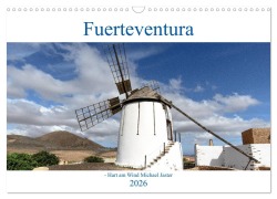 Cover-Bild zum Titel 'Fuerteventura - Hart am Wind (Wandkalender 2026 DIN A3 quer), CALVENDO Monatskalender' von 'Michael Jaster'