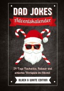 Cover-Bild zum Titel 'Dad Jokes Adventskalender Black & White Edition' von 'Agave Verlag'