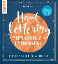 Cover-Bild zum Titel 'Handlettering Metallic & Embossing' von 'Kirsten Albers'