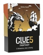 Cover-Bild zum Titel 'CLUE5 #Fantasy. 5 Hinweise, nur eine Lösung. Das Trend-Quiz für deine Tasche' von 'Stefan Heine'