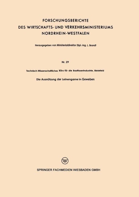 Die Ausnützung der Leinengarne in Geweben - Kenneth A. Loparo