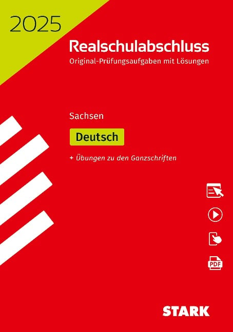 STARK Original-Prüfungen Realschulabschluss 2025 - Deutsch - Sachsen - 