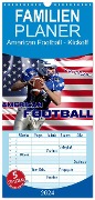 Familienplaner 2024 - American Football - Kickoff mit 5 Spalten (Wandkalender, 21 x 45 cm) CALVENDO - Renate Bleicher