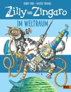 Cover-Bild zum Titel 'Zilly und Zingaro. Im Weltraum' von 'Korky Paul, Valerie Thomas'