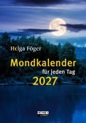 Cover-Bild zum Titel 'Mondkalender für jeden Tag 2027' von 'Helga Föger'