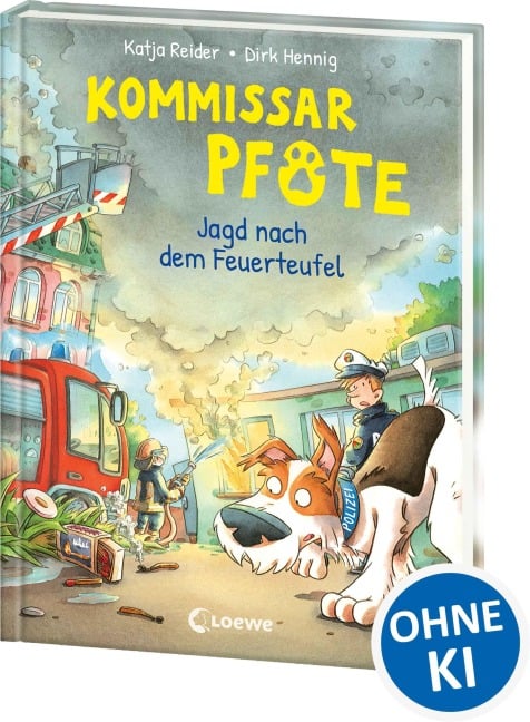 Kommissar Pfote (Band 8) - Jagd nach dem Feuerteufel - Katja Reider