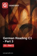 Cover-Bild zum Titel 'GenusFit: German Reading C1. Part 3/6' von 'GenusFit Editors Office'