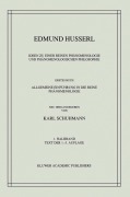 Cover-Bild zum Titel 'Ideen zu einer Reinen Phänomenologie und Phänomenologischen Philosophie' von 'Karl Schuhmann, Edmund Husserl'