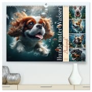 Cover-Bild zum Titel 'Badespaß - Hunde unter Wasser (hochwertiger Premium Wandkalender 2026 DIN A2 quer), Kunstdruck in Hochglanz' von 'Fotodesign Verena Scholze'