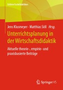 Cover-Bild zum Titel 'Unterrichtsplanung in der Wirtschaftsdidaktik' von ''