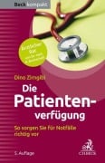 Cover-Bild zum Titel 'Die Patientenverfügung' von 'Dino Zirngibl'