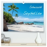 Sehnsucht Seychellen (hochwertiger Premium Wandkalender 2026 DIN A2 quer), Kunstdruck in Hochglanz - Uli Fielitz