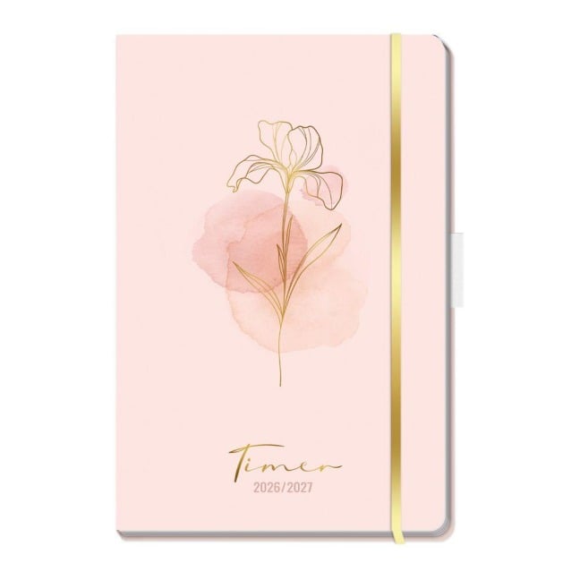 TRÖTSCH - Schülerkalender Specials mit Gummiband und Stifthalter Calm 26/27 - 