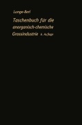 Cover-Bild zum Titel 'Taschenbuch für die anorganisch-chemische Großindustrie' von 'Ernst Berl, Georg Lunge'