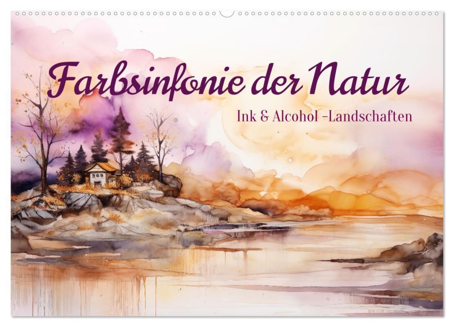 Farbsinfonie der Natur (Wandkalender 2025 DIN A2 quer), CALVENDO Monatskalender - Ally Bee