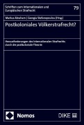 Cover-Bild zum Titel 'Postkoloniales Völkerstrafrecht?' von ''