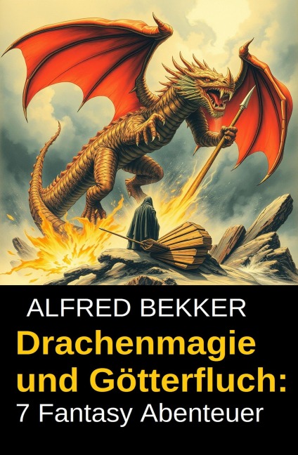 Drachenmagie und Götterfluch: 7 Fantasy Abenteuer - Alfred Bekker