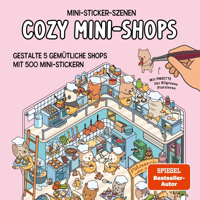 Mini-Sticker-Szenen - Cozy Mini-Shops I 3D-Sticker - 