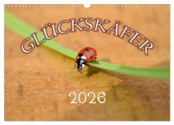 Cover-Bild zum Titel 'Marienkäfer 2026 (Wandkalender 2026 DIN A3 quer), CALVENDO Monatskalender' von 'Bildagentur Geduldig'