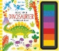 Cover-Bild zum Titel 'Fingerstempeln: Dinosaurier' von 'Fiona Watt'