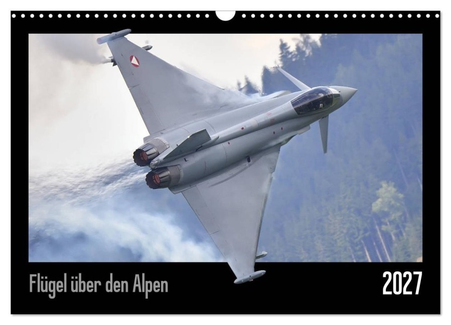 Flügel über den Alpen (Wandkalender 2027 DIN A3 quer), CALVENDO Monatskalender - Nick Delhanidis
