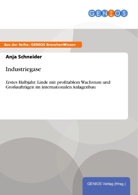 Industriegase - Anja Schneider