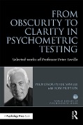 Cover-Bild zum Titel 'From Obscurity to Clarity in Psychometric Testing' von 'Peter Saville'