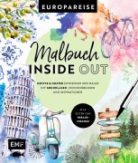 Cover-Bild zum Titel 'Malbuch Inside Out: Watercolor Europareise' von ''