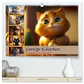 Lustige Kätzchen (hochwertiger Premium Wandkalender 2025 DIN A2 quer), Kunstdruck in Hochglanz - Dirk Meutzner