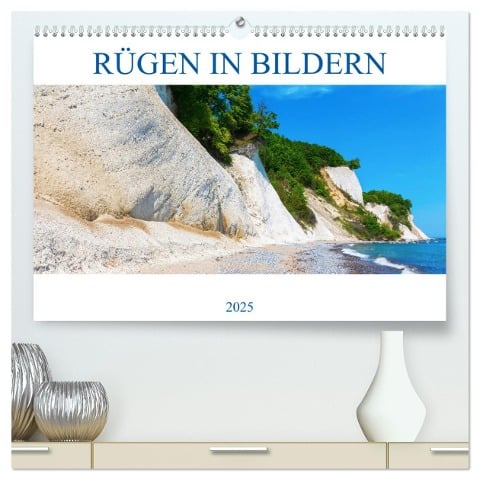 Rügen in Bildern (hochwertiger Premium Wandkalender 2025 DIN A2 quer), Kunstdruck in Hochglanz - Christian Müller