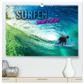Surfen - from Inside the Barrel (hochwertiger Premium Wandkalender 2024 DIN A2 quer), Kunstdruck in Hochglanz - Renate Utz
