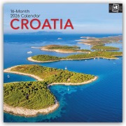 Cover-Bild zum Titel 'Croatia - Kroatien 2026- 16-Monatskalender' von 'The Gifted'