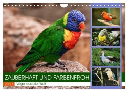Cover-Bild zum Titel 'Zauberhaft und farbenfroh (Wandkalender 2027 DIN A4 quer), CALVENDO Monatskalender' von 'Sabine Löwer'