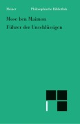 Cover-Bild zum Titel 'Führer der Unschlüssigen' von 'Moses Maimonides'