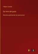 Cover-Bild zum Titel 'Sui nervi del gusto' von 'Filippo Lussana'