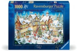 Cover-Bild zum Titel 'Erwachsenenpuzzle 1000 Teile - Weihnachtsdorf' von ''