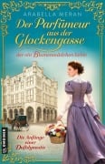 Cover-Bild zum Titel 'Der Parfümeur aus der Glockengasse, der ein Blumenmädchen liebte - Die Anfänge einer Duftdynastie' von 'Arabella Meran'