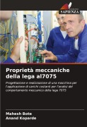 Cover-Bild zum Titel 'Proprietà meccaniche della lega al7075' von 'Mahesh Bote, Anand Koparde'