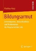 Bildungsarmut - Matthias Voigt