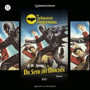 Cover-Bild zum Titel 'Die Schwarze Fledermaus, Folge 12: Die Spur des Drachen' von 'G. W. Jones'